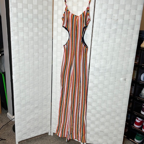 Zara Pants - SUPER Cute Stripe Zara Jumpsuit SZ Small